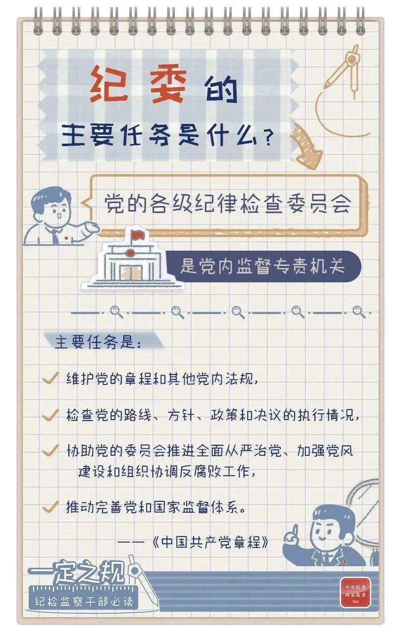 一定之规：纪委的主要任务是什么？