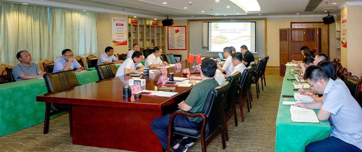 尊龙凯时集团领导班子召开“不忘初心、牢记使命”主题教育调研成果交流会